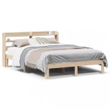 Cumpara ieftin Cadru de pat cu tablie, 150x200 cm lemn masiv pin