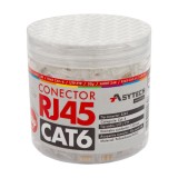 Mufa RJ-45 UTP Cat.6, 50&micro; (100 buc) RJ45-CAT6-50U-JAR