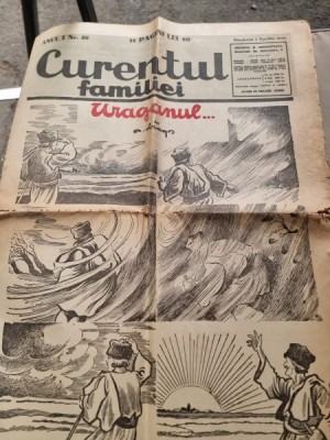 Ziarul Curentul Familiei nr 28/1944 foto