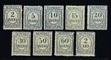 ROMANIA 1911 TAXE DE PLATA CU INSCRIPTIA ROMANIA EMISIUNEA a II-a GUMA ORIGINALA, Nestampilat