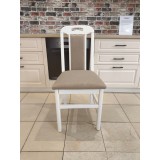 SCAUN COLOR 5, ALB TAPITERIE CREM personalizabil pe culori