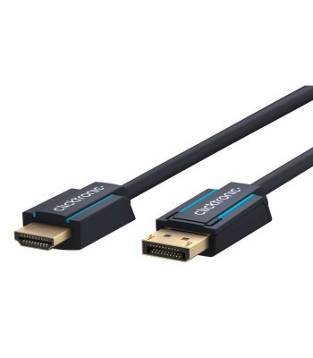 Cablu Profesional Clicktronic DisplayPort la HDMI 10m aurit v2.0 4K foto