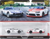 Set 2 masini metalice, Hot Wheels, Toyota 2000GT si Toyota Supra, JBL03