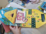 Găinușa pestriță. Carte Pop up vintage. Carte 3D vintage. L. Maiorva