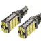 Set 2 becuri LED T15 W16W Canbus AutoREY&reg;, 45 leduri, SMD 4014, 2000 lumeni 12V, cu radiator racire, pentru lumini pozitii, portbagaj, plafoniera, pud