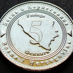 Moneda 5 FENINGA - BOSNIA HERTEGOVINA, anul 2005 * cod 4717 = A.UNC