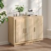 Dulap, stejar sonoma, 92x35x75 cm, lemn compozit