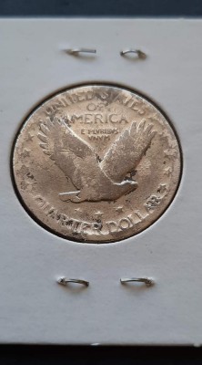 Moneda de argint - 1/4 Dollar 1929, USA - B 2168 foto