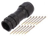 Conector circular tată crimpat 12 pini 22-20AWG X-Lok