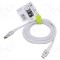 Cablu USB 2.0 Goobay USB A la USB C 2m alb 0,48Gbps silicon