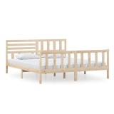 Cumpara ieftin Cadru de pat, Super King, 180x200 cm, lemn masiv