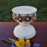 Cumpara ieftin ZM1792- Ceramica decorativa scandinava- suport lumanare- vintage/ retro- Rosa