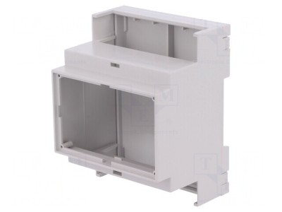 Carcasă pentru Șină DIN 90x71,2x53mm PPO Gri foto