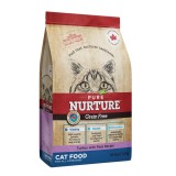 Hrana pentru pisici de toate varstele Pure Nurture Grainfree, cu mazare si curcan, 1.5kg