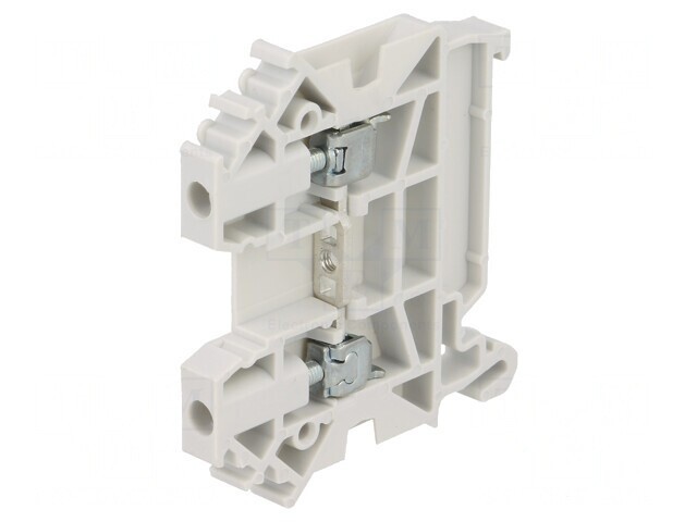 Conector &Icirc;mbinare Șine 0,5-4mm2 2 Borne Gri 5,2mm