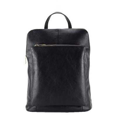 Rucsac din piele naturala 2 in1 negru 1441 123 foto