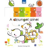 Okos lapoz&oacute;k - A dzsungel sz&iacute;nei - Tologasd a cs&uacute;szk&aacute;kat &eacute;s fedezd fel a sz&iacute;neket!