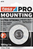 Tesa Mounting PRO Ultra Strong, bandă de montaj, adezivă, dublă față, 19 mm, L-1,5 m