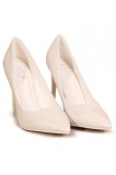 Cumpara ieftin PDS104-2 Pantofi stiletto alb lacuit