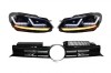 Faruri Osram LED Negre LEDriving Semnal Dinamic si Grila Centrala VW Golf 6 VI (2008-2012) R20 Design Performance AutoTuning