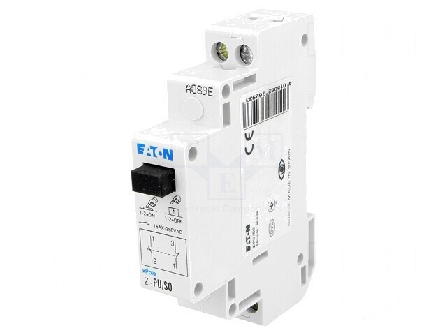 &Icirc;ntrerupător Apăsare 250VAC 16A IP40