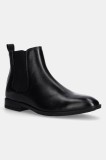 Aldo ghete chelsea de piele FRIELIA barbati, culoarea negru, 13847866 FRIELIA