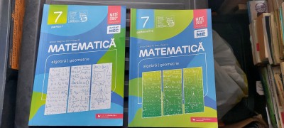 MATEMATICA ALGEBRA GEOMETRIE CLASA A VII A PARTEA I SI II ANTON NEGRILA foto