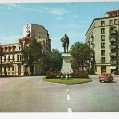 CPI B 11476 CARTE POSTALA - BUCURESTI. STATUIA M. KOGALNICEANU