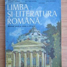 Maria Pavnotescu - Limba si literatura romana. Manual pentru clasa a XII-a 1990