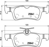 BREMBO P 24 204 PRIME LINE set placute frana,frana disc