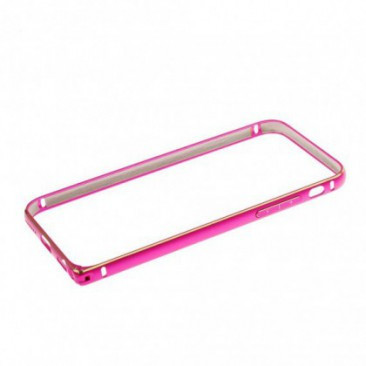 HUSA BUMPER METALICA APPLE IPHONE 6 (4,7INCH ) PINK BLISTER foto