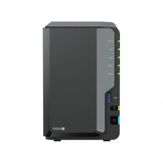 Network Attached Storage Synology DiskStation DS224+, 2 GB DDR, Procesor Intel Celeron J4125, 2 bays, Negru