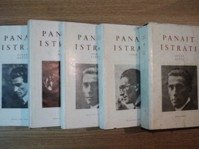 Panait Istrati - Opere alese ( 5 vol. - ediție bilingvă ) foto