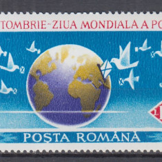 ROMANIA 1992 LP 1295 ZIUA MONDIALA A POSTEI MNH