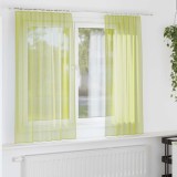 Gossi perdele din voile cu tabla 2 buc verde mar