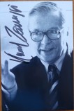 Autograful compozitorului polonez Wojcieck Kilar pe fotografie