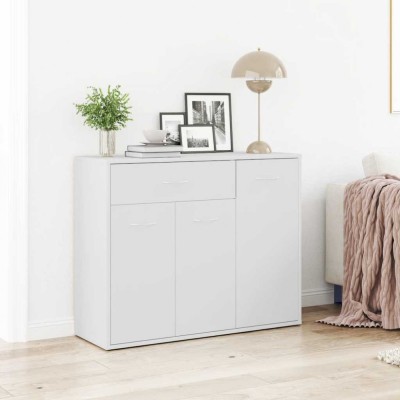vidaXL Dulap, alb, 88 x 30 x 70 cm, lemn prelucrat foto