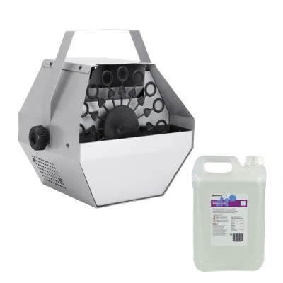 Set masina baloane si lichid 5 l, IdeallStore&amp;reg;, argintiu, 60w foto