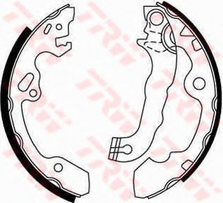 Set saboti frana FORD FOCUS (DAW, DBW) (1998 - 2007) TRW GS8636