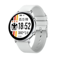 Smartwatch GW33, 1.3&Prime; IPS, touch, fitness, BT 4.2, apeluri, notificări, sporturi, IP68, alb.