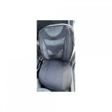 Huse Auto Universale Fractionate Negru+Negru ALM - Set Complet 11 Piese, Spatar Fractionat cu Fermoare, Fara Cusatura Airbag