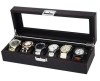Caset? pentru 6 ceasuri, stil carbon - WZ2488, Time Veranda