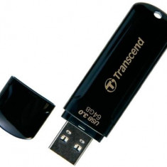 Stick USB Transcend JetFlash 700, 64GB, USB 3.0 (Negru)