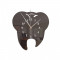 Ceas Decorativ Sticker, Fara Zgmot, 26,5 cm x 25 cm, Decor Clinica dentara
