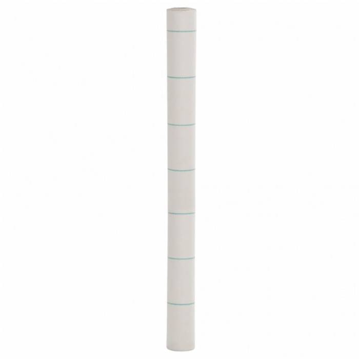 vidaXL Membrană antiburuieni, alb, 1,5x50 m, PP