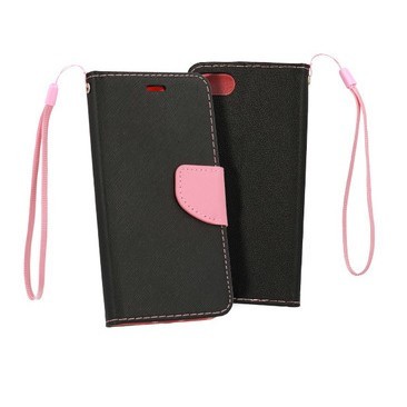 HUSA FLIP FANCY APPLE IPHONE 13 NEGRU / ROZ foto