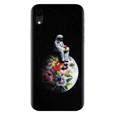 Husa silicon pentru Apple Iphone XR, Astronaut foto