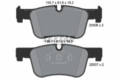TEXTAR 2550601 Q+ set placute frana,frana disc foto