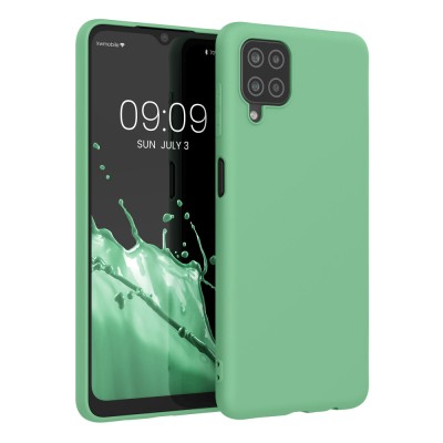 Husa pentru Samsung Galaxy A12, Silicon, Verde, 54048.147 foto