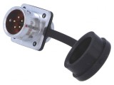 Soclu SF12 tată PIN 5 IP67 5A 180V